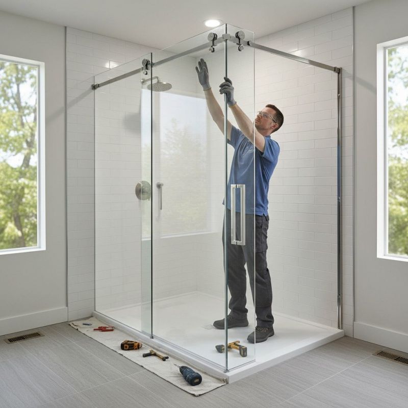 Glass Shower Door Installation
